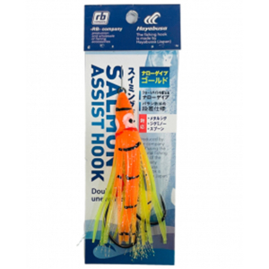 Ассист Крючок с октопусом RB 173 4/0 (цв.Or/Y/Bl)